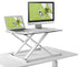 Husky Mount Height Adjustable Office Sit/Standing Desk Ergonomic Riser Dual LCD LED Monitor