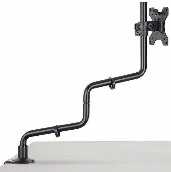 Full Motion Computer Monitor Desk Mount - Viewing Angle and Height Adjust