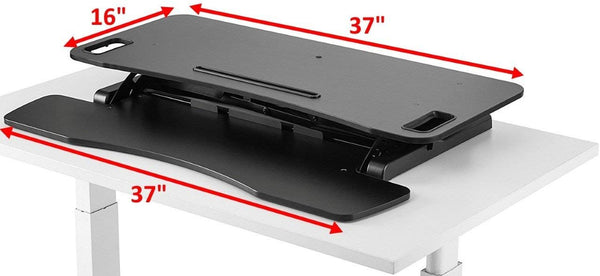 Standing Desk by Husky Mount Height Adjustable and Space Saving Desk Converter