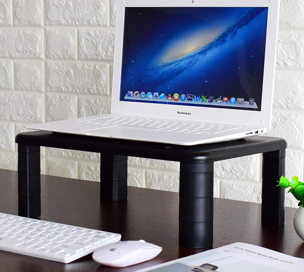 Adjustable Monitor Stand - Sturdy, Durable and Vibration Free Perfect for Monitors and Laptops