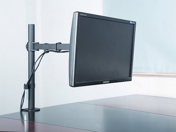 Desk Clamp Mount for PC and Apple Monitors Full Motion VESA 75x75 and 100x100
