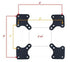 Universal VESA Adapters Extender plates TV Wall Mount Extensions 32 39 40 42″