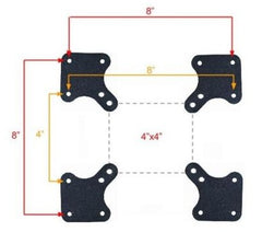 Universal VESA Adapters Extender plates TV Wall Mount Extensions 32 39 40 42″