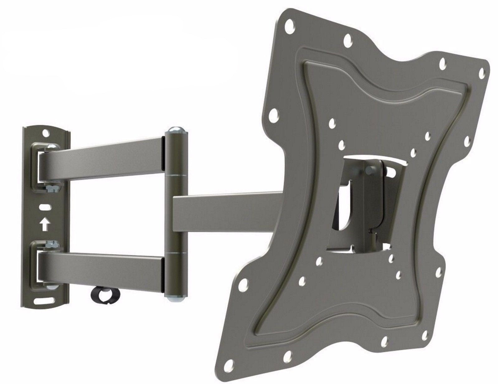 Husky Mounts Heavy Duty Full Motion TV Wall Mount Fits Most 32 – 55 Inch  LED LCD Flat Screen and Other with 400x400 400x200 300x300 300x200 200x200,  200x150 pattern, Loads 99 lb