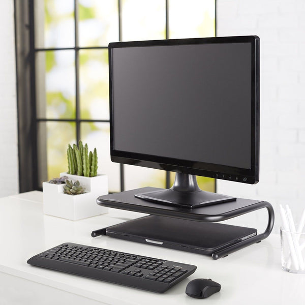 Computer Monitor and Laptop Desk Stand Riser - Organize Work space with Ergonomic Riser
