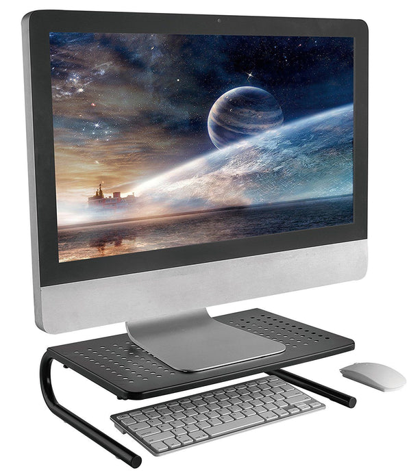 Computer Monitor and Laptop Desk Stand Riser - Organize Work space with Ergonomic Riser
