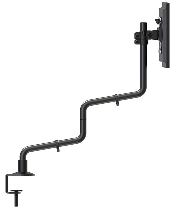 Full Motion Computer Monitor Desk Mount - Viewing Angle and Height Adjust