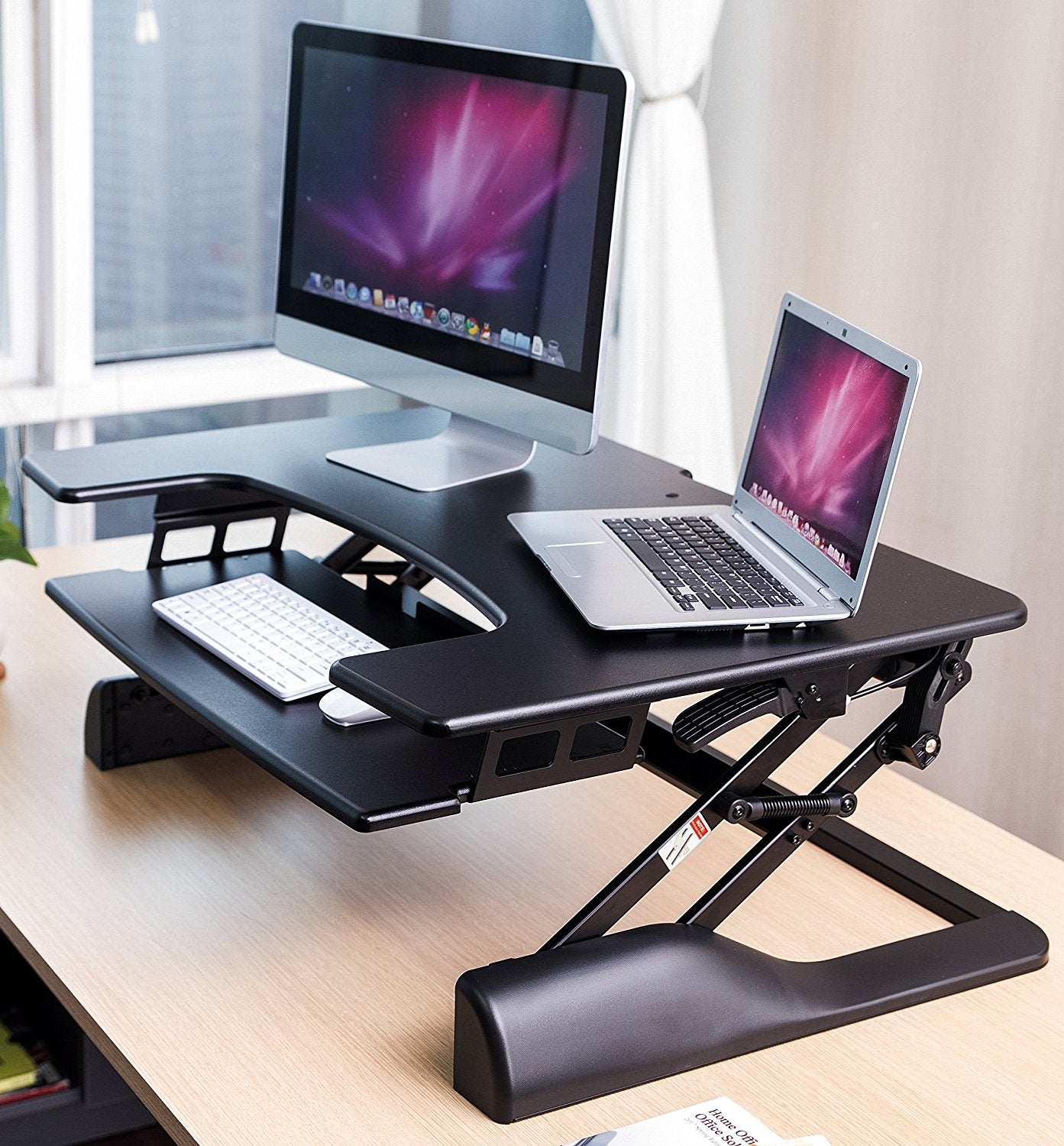 Double Client Desk Dual Monitor Standing Desk