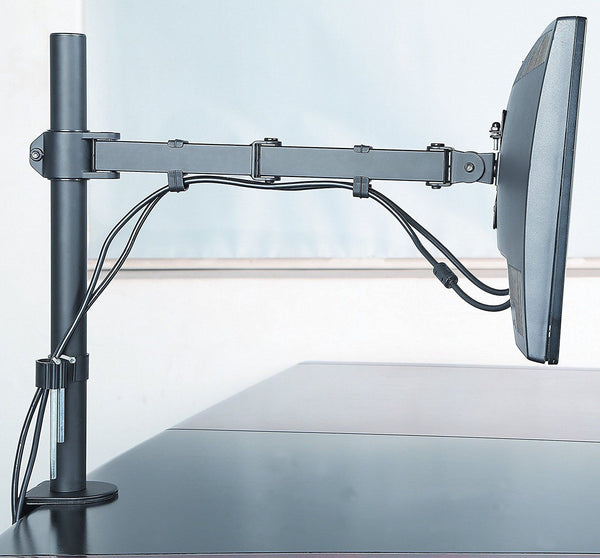 Desk Clamp Mount for PC and Apple Monitors Full Motion VESA 75x75 and 100x100